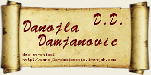 Danojla Damjanović vizit kartica